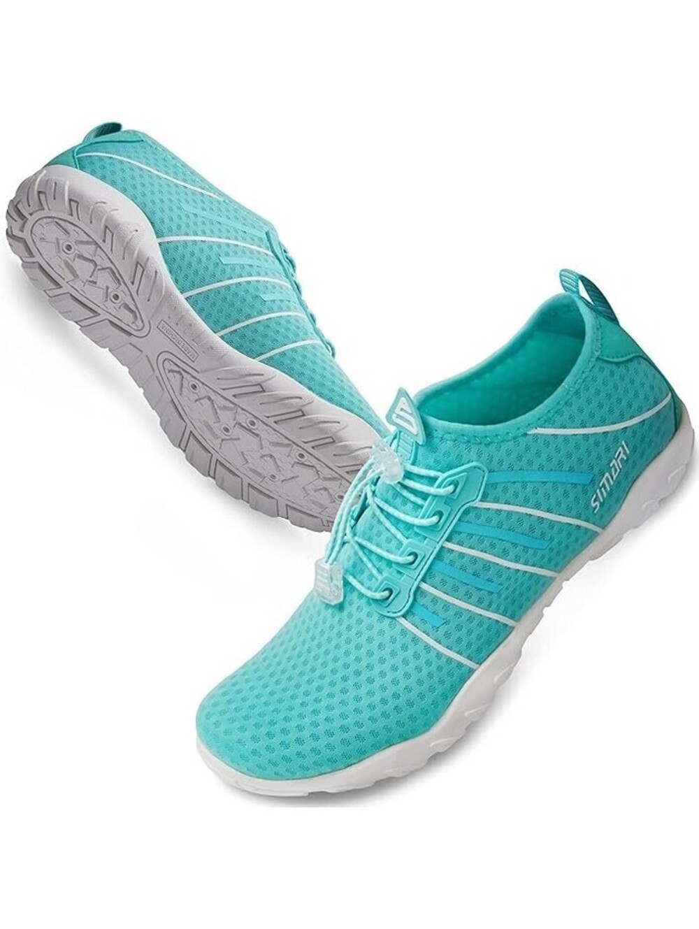 SIMARI Water Shoes Women's Size 7 Aqua Quick Dry Barefoot Swim Beach Pool Shoes